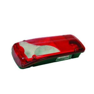 LC8 Rear Lamp LH with AMP1.5 Rear Connector & Number Plate Lamp