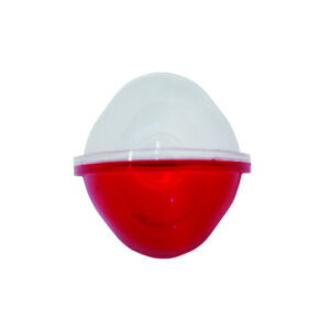 RUBBOLITE RED & CLEAR LENS (I1880)