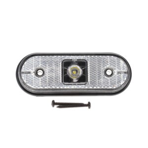 LENS UNIPOINT 1 LED FPL  (SCREW LENS) + SCREWS IN BAG - 24V