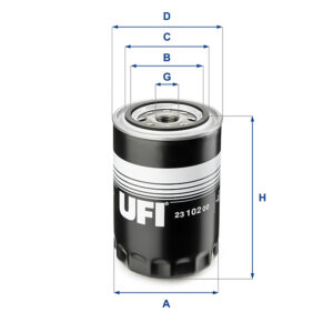 UFI OIL FILTER 23 102 00