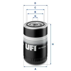 UFI OIL FILTER 23 164 00