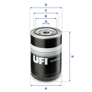 UFI OIL FILTER 23 241 00