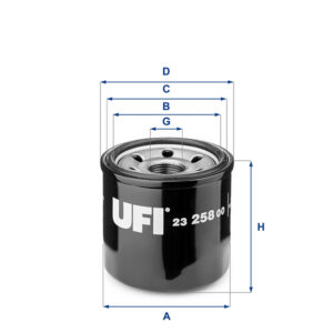 UFI OIL FILTER 23 258 00