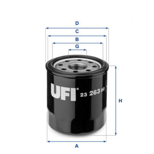 UFI OIL FILTER 23 263 00