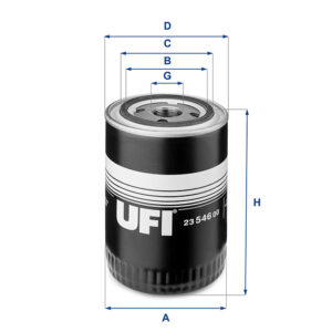 UFI OIL FILTER 23 546 00