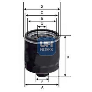 UFI OIL FILTER 23 592 00