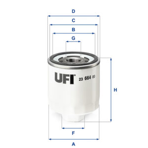 UFI OIL FILTER 23 664 00