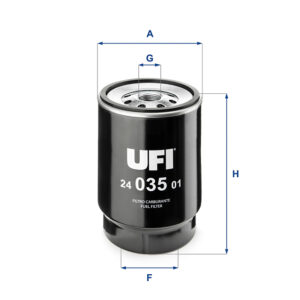 UFI FUEL FILTER 24 035 01
