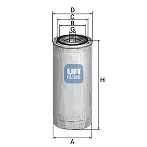 UFI FUEL FILTER 24 314 00