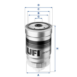 UFI FUEL FILTER 24 351 00