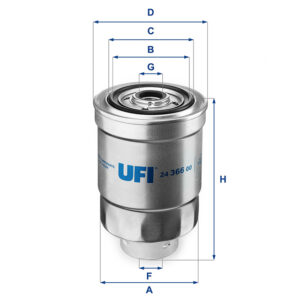 UFI FUEL FILTER 24 366 00