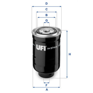UFI FUEL FILTER 24 374 00