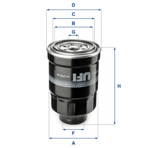 UFI FUEL FILTER 24 375 00