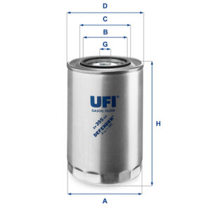 UFI FUEL FILTER 24 395 00