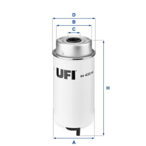 UFI FUEL FILTER 24 432 00