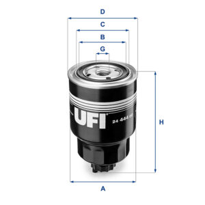 UFI FUEL FILTER 24 444 00