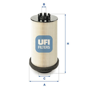 UFI FUEL FILTER 26 001 00