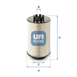 UFI FUEL FILTER 26 011 00