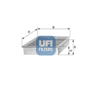 UFI AIR FILTER 30 040 00