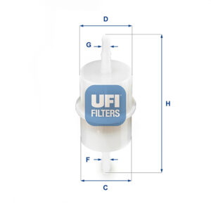 UFI FUEL FILTER 31 001 00