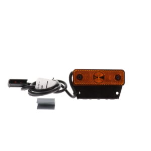 LED FLATPOINT 1 Side Marker Lamp with P&R Connector 24v
