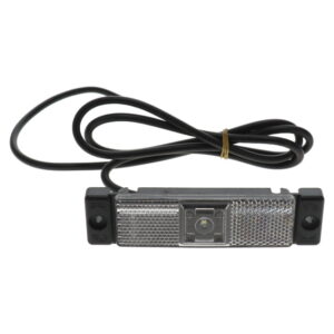 Clear Marker Lamp 12/24v with 1.5m Flylead