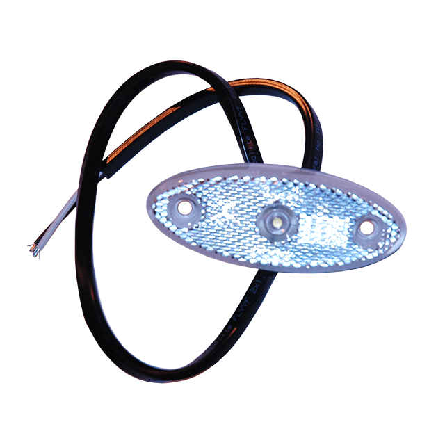 M893 LED Clear Marker Lamp with 500mm Flylead