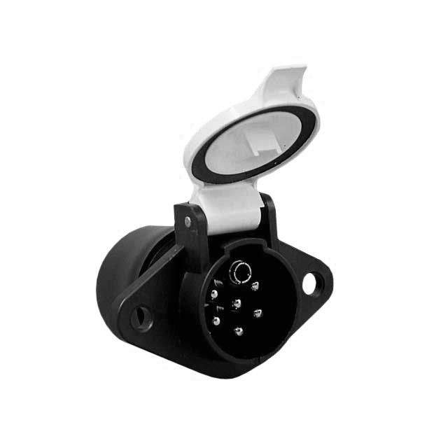 7 Pin Plastic Socket S Type 24v with Screw Terminals