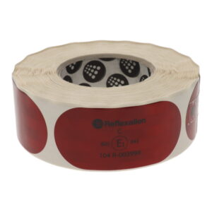 Rigid Tanker Red Reflective Tape 50m