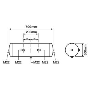 AIR RESERVOIR 45LTR