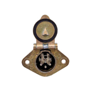 7 Pin Metal Socket 24v with Screw Terminals S-TYPE
