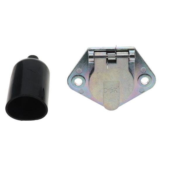 3-Pin Metal Socket - 24V, 25amp - Suits Tail Lift Applications