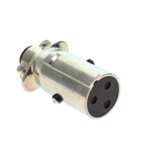 3-Pin Metal Plug - 24V, 25amp - Suits Tail Lift Applications