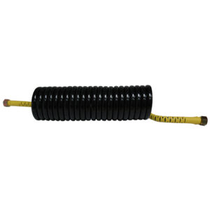 Air Coil - Black with Yellow Tail - 4.5m - 2xM18F