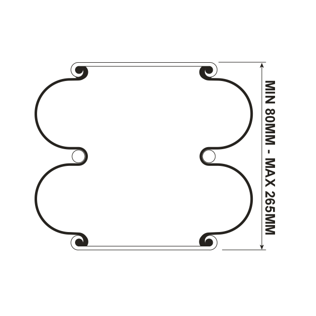 AIRSPRING (ASK009) DOUBLE CONVOLUTED