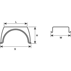 Flat Top Mudwing - JX37F - Pair