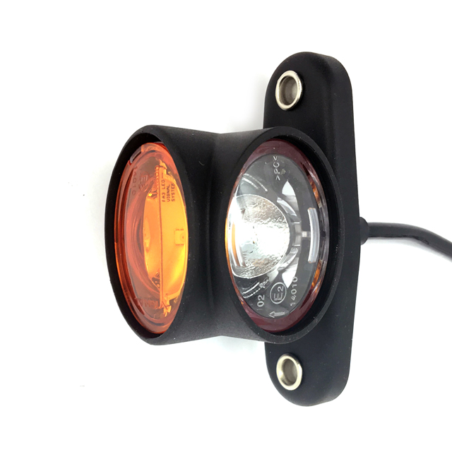 LED End Outline Marker Lamp 12/24v Cable + Click In