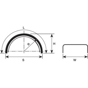 Whiteline Single Wheel Mudwing - Parlok PL40563 - Pair