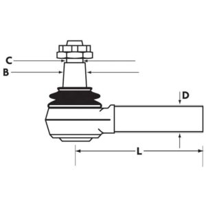 TRACK ROD END LHT