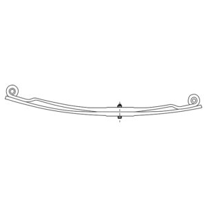 Leaf Spring Rear - 2 Leaf