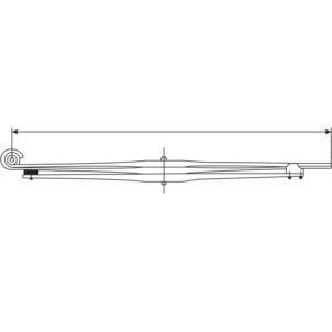 Leaf Spring Rear - 3 Leaf