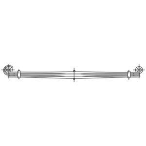 Leaf Spring Front - 3 Leaf