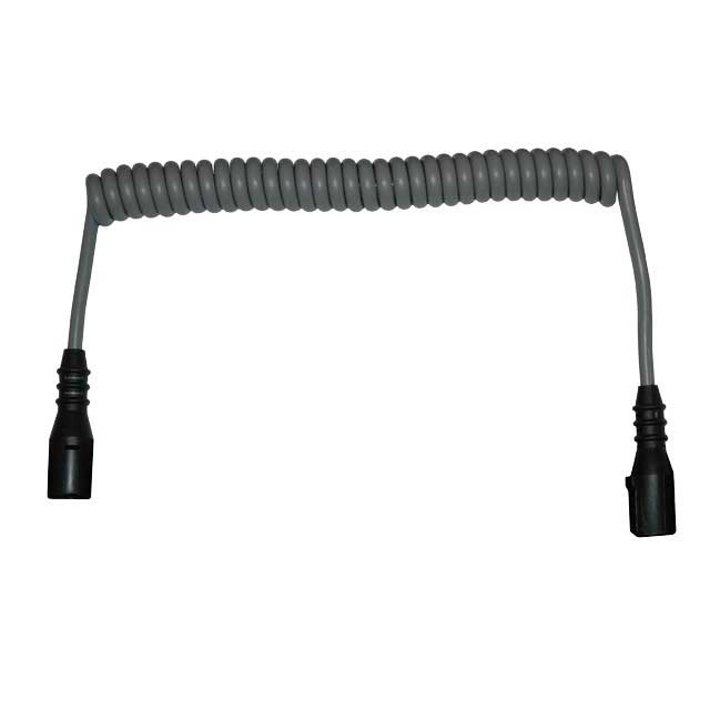 7 Core Grey Coil - Autoprene Moulded Black Plugs - Normal N Type - ISO1185
