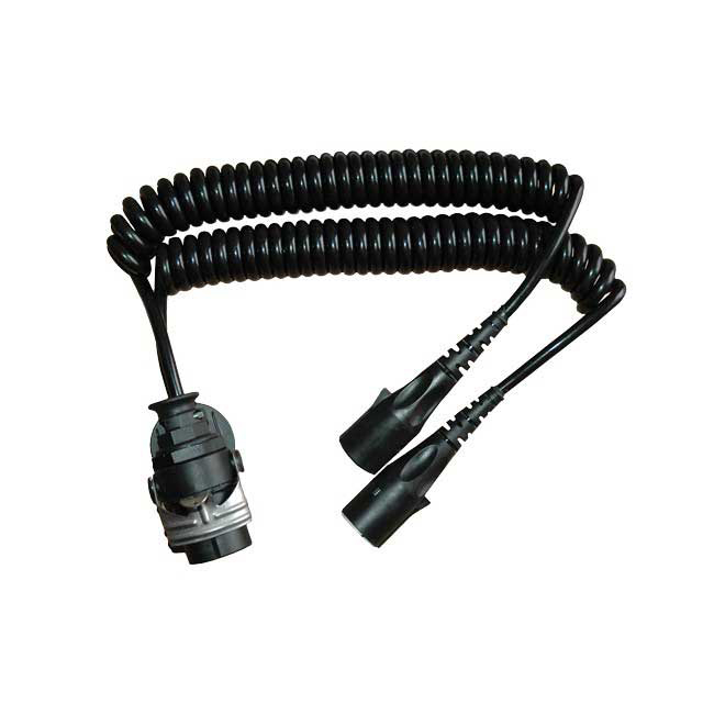 Adaptor coil 15/7/7pin 3.5M with plastic plugs 24V 12 pin active