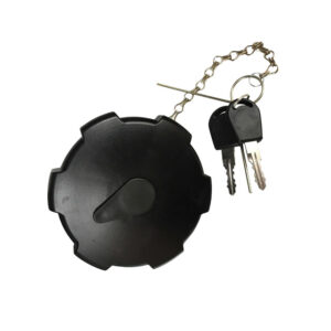 Fuel cap screw type 80mm lockable plastic