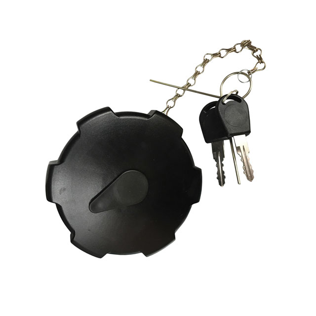 Fuel cap screw type 80mm lockable plastic