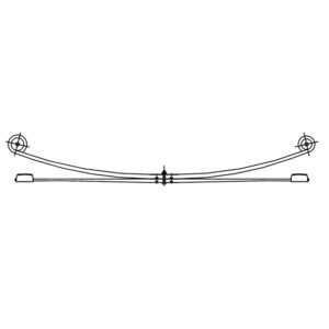 1+1 LEAF SPRING FORD TRANSIT MK7 REAR