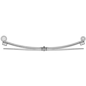 1+1 LEAF SPRING FORD TRANSIT MK8 REAR