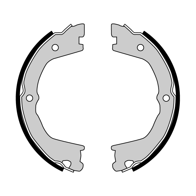 Brake Shoe - Rear Wheel Set - Iveco Daily