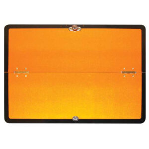 HAZCHEM PLATE ALUMINIUM HORIZONTAL FOLDING